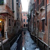 В Венеции обмелели каналы после наводнения