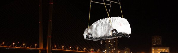 Замороженные автомобили из Японии доставили во Владивосток