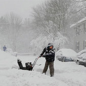 Cнежные бури в США(ФОТО)