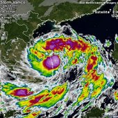 Тропический шторм «VAMCO» направляется к восточным берегам Азии