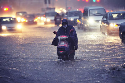 Проливные дожди вызвали наводнения в Китае