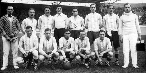 Первый финал Олимпийских игр по футболу для Аргентины