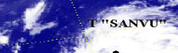 На свет появился тайфун «SANVU»