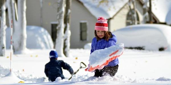 В Канаде выпала полугодовая норма снега