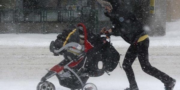 Рекордный снегопад в Канаде: за день выпало 50 см снега