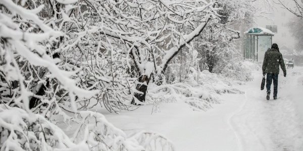 Снежный циклон приближается к Приморью