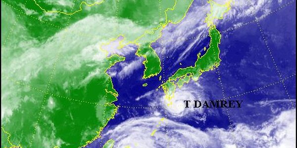 В Тихом океане образовались тайфуны SAOLA и DAMREY 