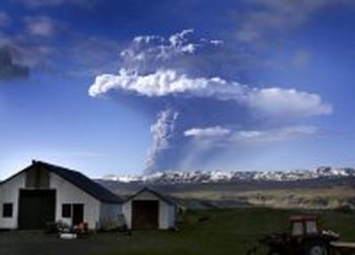 Пепел вулкана Гримсвотн исчез из атмосферы