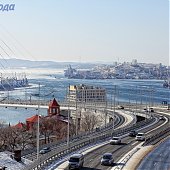 В выходные во Владивостоке было морозно и солнечно