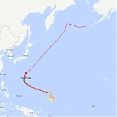 Тайфун «Дельфин» обойдет стороной российский Дальний Восток (ТРАЕКТОРИЯ)