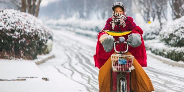 В Китае от сильного снегопада пострадали 336 тысяч человек