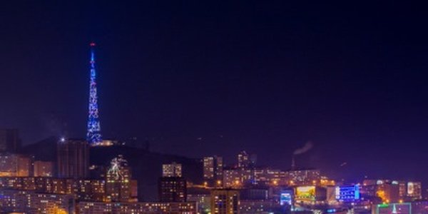 Подсветку телевышки Владивостока отключат в Час Земли