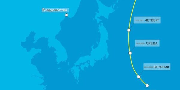 Тайфуны «Токаге» и «Ма-он» бушуют в Тихом океане