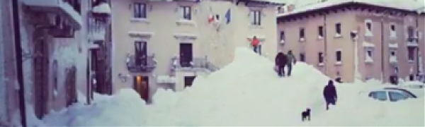 Сугробы в Италии претендуют на мировой рекорд: 256 см снега за сутки