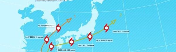 Тропический шторм AERE не окажет влияния на погоду в Приморье (ТРАЕКТОРИЯ)