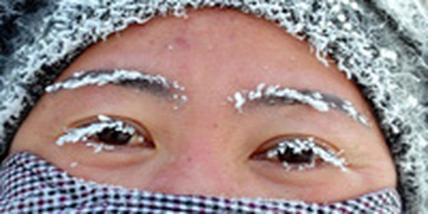 Китай страдает от рекордно низких температур