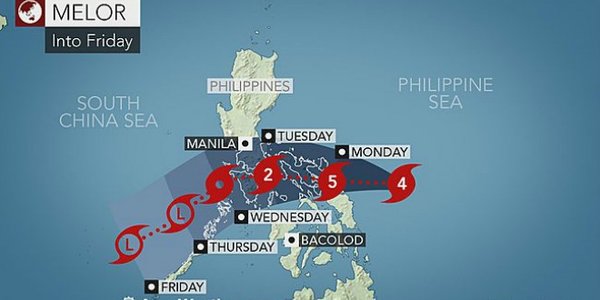 На Филиппинах готовятся к удару мощного тайфуна