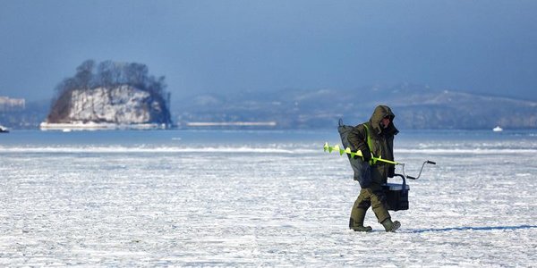 Толщина льда в акваториях Приморья — от 7 до 40 см