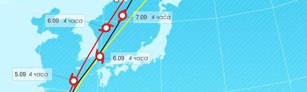Степень влияния тайфуна «Хиннамнор» на погоду Приморья будет зависеть от его окончательной траектории