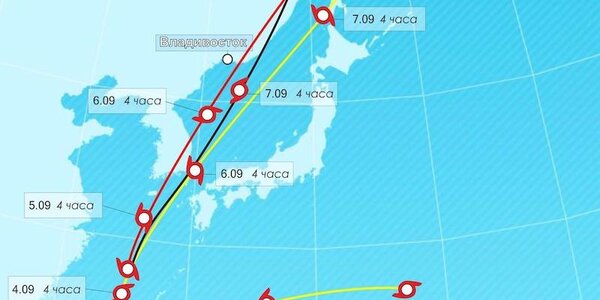 Степень влияния тайфуна «Хиннамнор» на погоду Приморья будет зависеть от его окончательной траектории