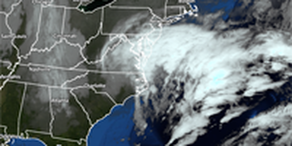 Снежная Афина бушует над Нью-Йорком