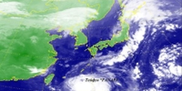 Тайфун «FANAPI» превратился в тропическую депрессию