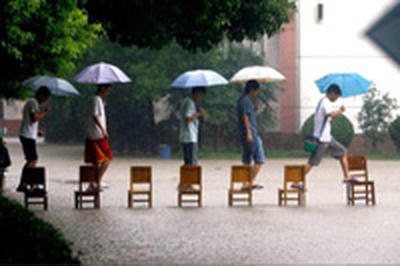 Китай залило проливными дождями