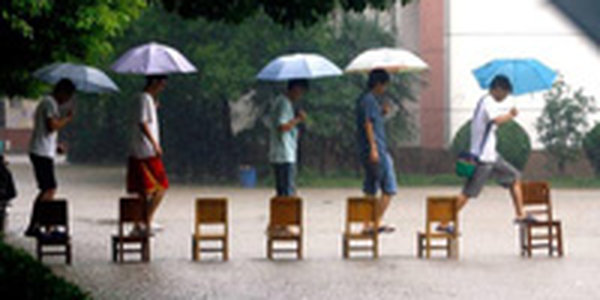 Китай залило проливными дождями