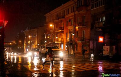 Вечером гроза и ливень могут вновь вернутся во Владивосток