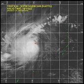 В Тихом океане сформировался тропический шторм «Коппу»