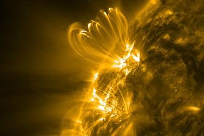 Вспышка на Солнце вызвала сильную геомагнитную бурю