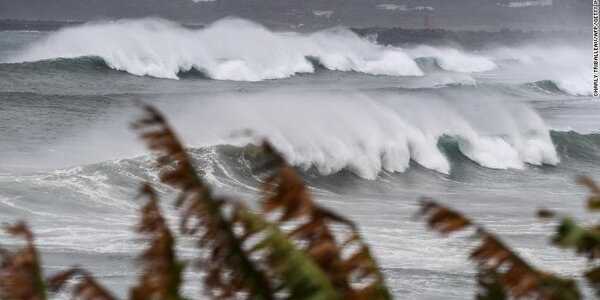 Тайфун «Хайшен» обрушится на Японию сегодня во второй половине дня