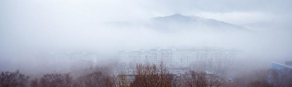 Туман и морось накрыли Владивосток