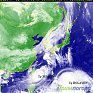 Тайфун TEMBIN подбирается к острову Тайвань