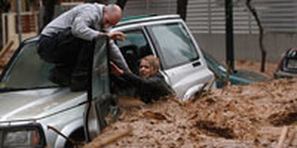 Греция и Италия страдают от ливней