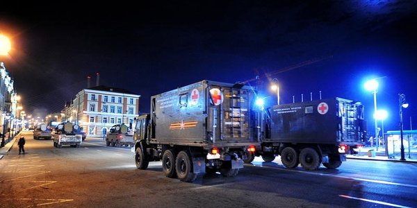 Ночью во Владивостоке состоится репетиция военного парада в честь Дня Победы