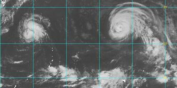 В Тихом океане продолжают кружить потенциально опасные для Приморья тайфуны