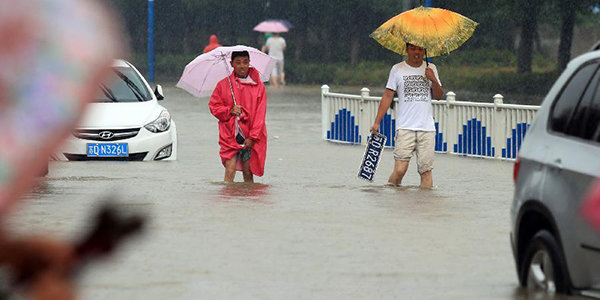 Из-за ливней в Китае эвакуированы 16,4 тысячи человек