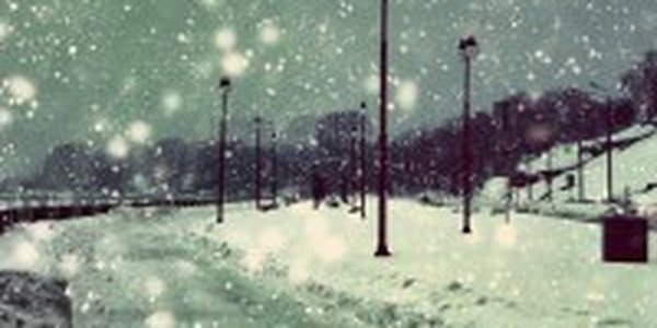В Москве идет сильный снегопад