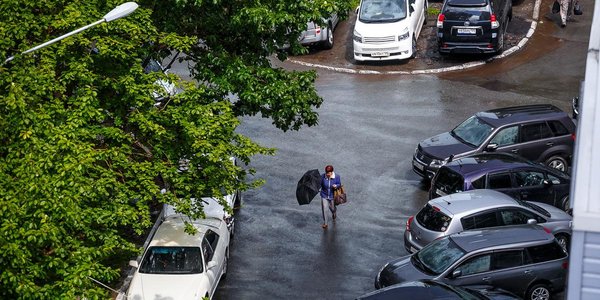 Вероятность гроз и ливневых дождей сохранится в Приморье до конца недели