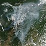 Спутник запечатлел пожары в Сибири