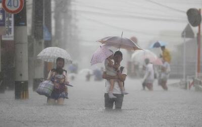 На Японию обрушились аномальные дожди