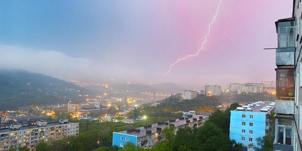 В Приморье 21 — 22 июня пройдут дожди, местами сильные, с грозами и шквалами