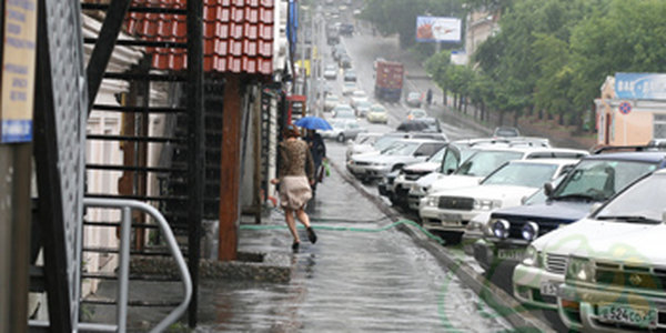 Вторая половина текущей недели  в Приморье будет дождливой