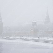 Москва под толстым слоем снега (ФОТО)
