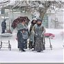 Восток России окутали снегопады