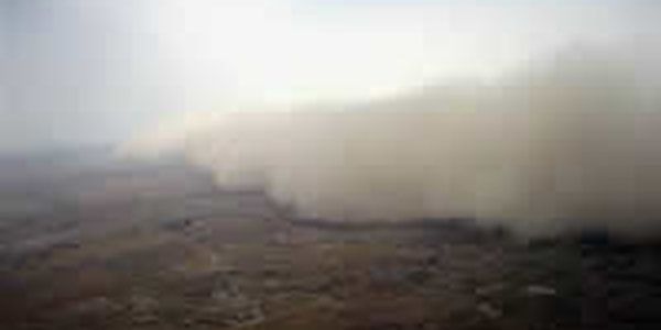 Сильная песчаная буря обрушилась на Багдад