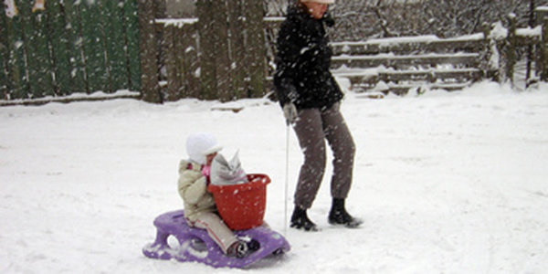 Наконец-то! Зима в городе! 