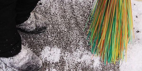 Снег в пятницу становится традицией