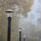 Утренний туман залил Владивосток 
